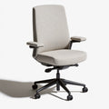 Ergonomischer Bürostuhl, mit Stoffbezug, Farbe: hellgrau